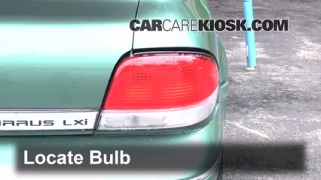 1998 Chrysler Cirrus LXi 2.5L V6 Lights Tail Light (replace bulb)